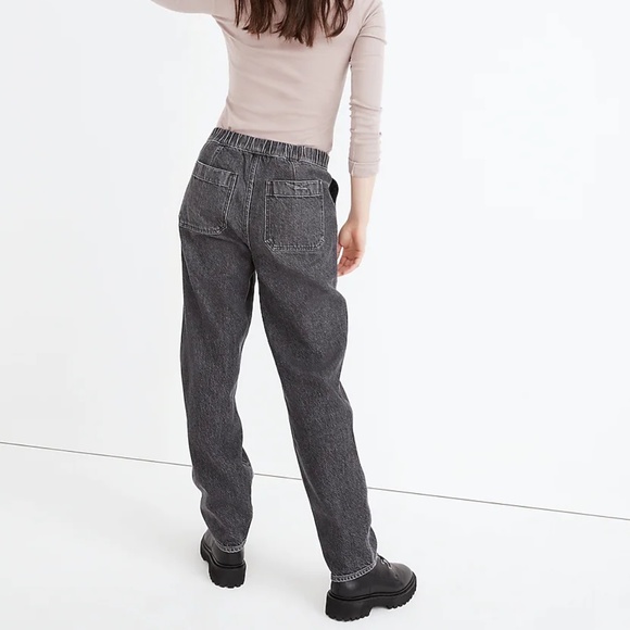 NWT Madewell sz Extra Large Tall PULL-ON RELAXED JEAN IN CHELFORD Wash - Picture 4 of 11